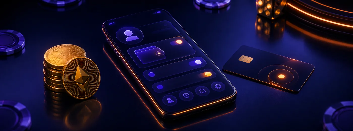 Espace compte Nine Casino affiché sur smartphone